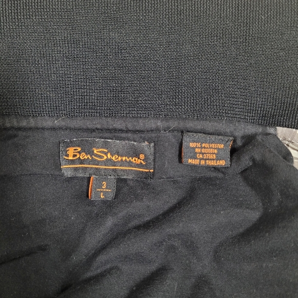 Ben Sherman Plaid Bomber Jacket (L) - Picture 3 of 4